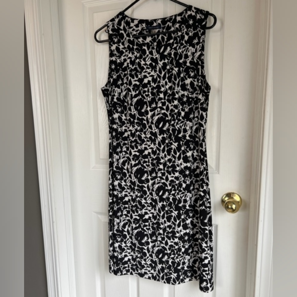 Tommy Hilfiger Black & White Printed Dress